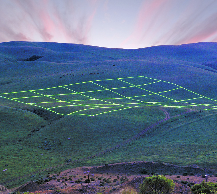 Luminous Earth Grid